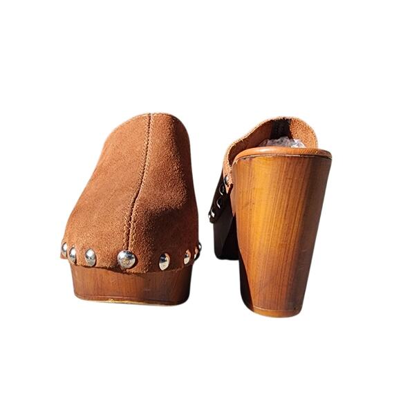Etre Studded Suede Clog Platform Mules 39 - Picture 8 of 8